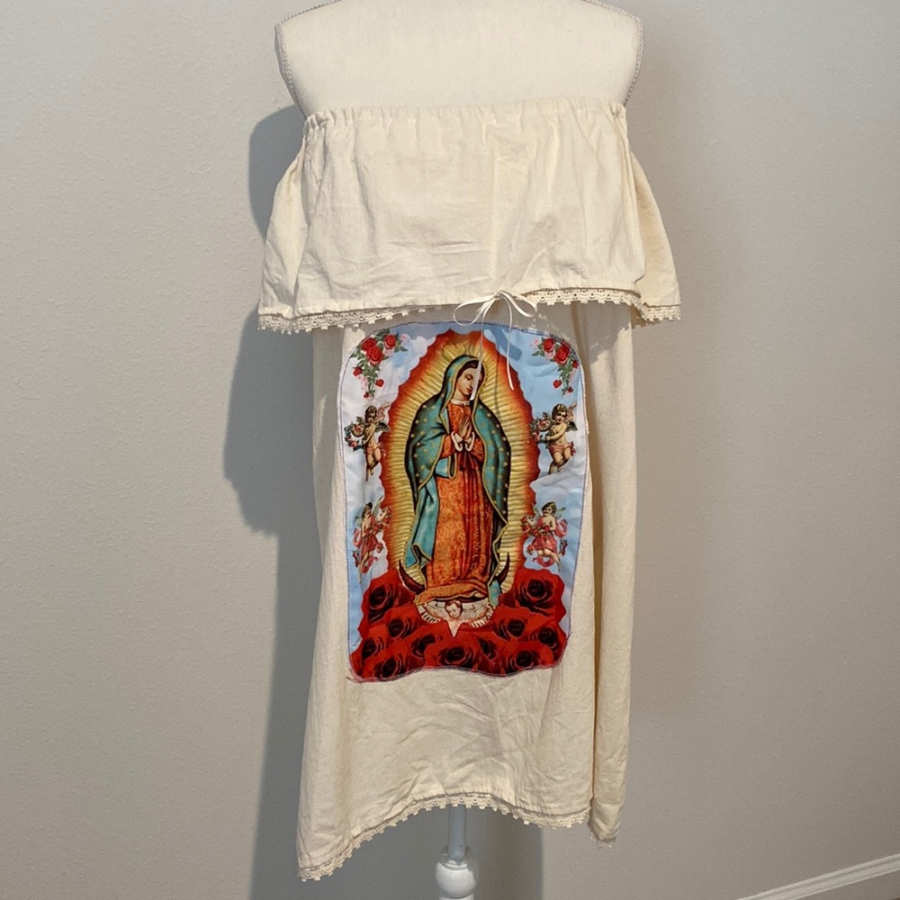 Off shoulder Virgin Mary dress